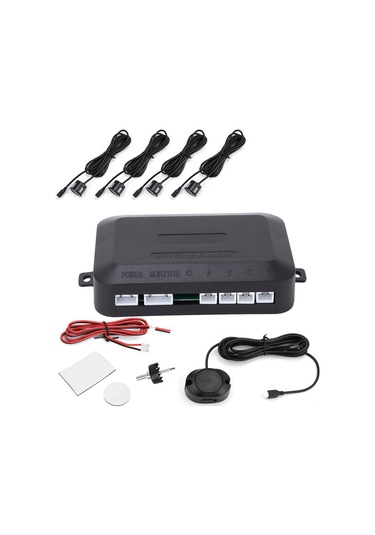 Yaozixa Görünmez Bipli Geri Vurgu Sensörü - 30-150cm Hassas Mesafe Tespiti, Üç Seviye Alarm Sesi, Plastik Konstruksiyon, Otomatik Kendini Test Etme Özelliği