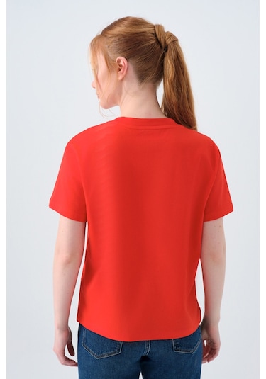 Loft Kadın Tişört Lf2036285 KIrmızı
