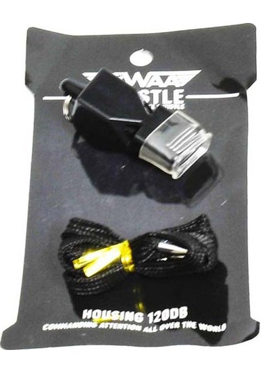 Ciwaa Cwa-964 Silikon Ağızlı Düdük 120 Desibel Siyah Çok Renkli