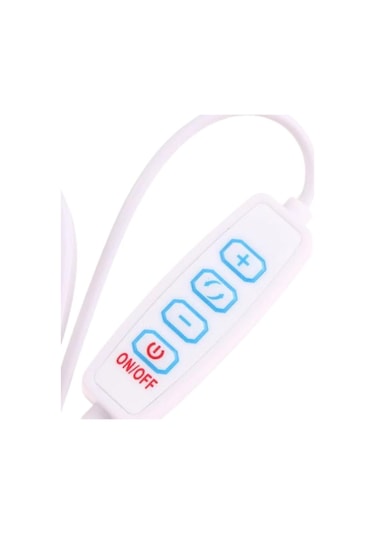 Çift Renk 100 Cm Dimmer'li Usb Erkek Kablo 2 Amper On/off Switch'li Ucu Açık Dim Edilebilir Usb Kablo