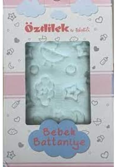 Özdilek Embos Mint Pelüş Bebek Battaniyesi 100 X 120 Cm Çok Renkli