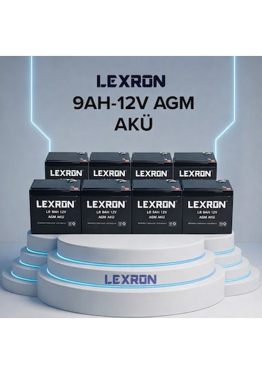 Lexron 9ah 12v Agm Akü 8 Adet