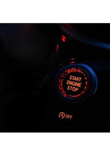 Bmw 1 Serisi F20 Kristal Start Stop Tuş Gümüş