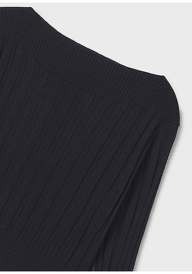 Mayoral Siyah Kız Çocuk Ribanalı Kazak 7313 Siyah