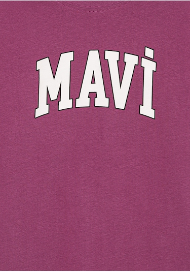 Mavi - Mavi Logo Baskılı Mor Tişört 7610109-70651 Mor