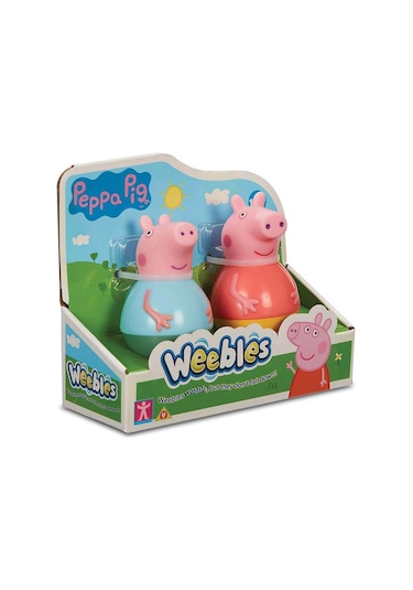 Weebles Peppa Pig 2'li Paket - Peppa Pig ve George Pig