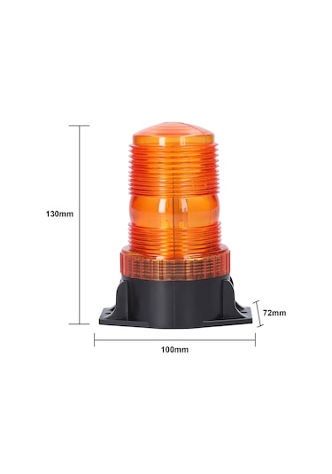 Xindoker Araç Acil Uyarı Işığı 12-30v Kırmızı Led Flaş, Ip65 Su Geçirmez, Nakliye Inşaat Taşıtları İçin