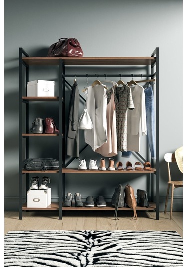 Wood House Beren Ceviz Portmanto