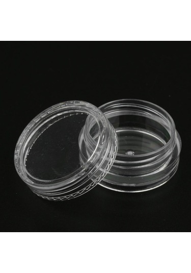 Suntek 50 Parça 3g Plastik Pot Kavanoz Losyon Krem Örnek Boş