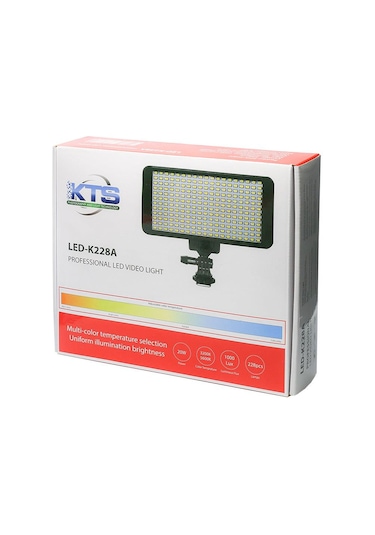 Kts LED-K228A Profesyonel Video Led Işık
