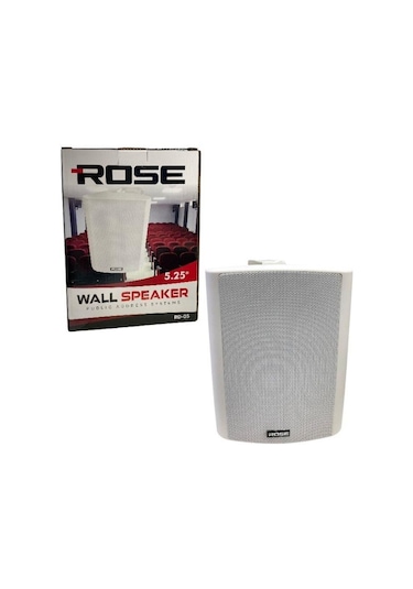 Rose Rd-05w Trafolu Hoparlör Beyaz 12 Cm 30 Watt 5 İnç