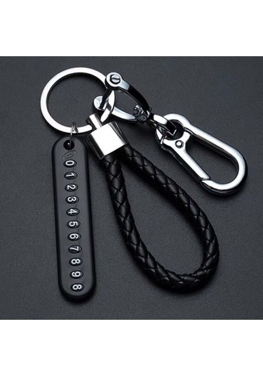 Buffer Anahtarlığa Takılabilentelefon Numarası Etiketli Numaratörlü Anahtarlık