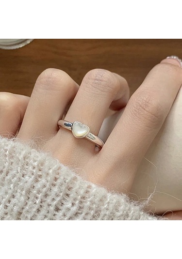 Kadınlar İçin Özel Olarak Tasarlanmış Benzersiz Düz Bantlı Yüzük No.18 Çok Renkli