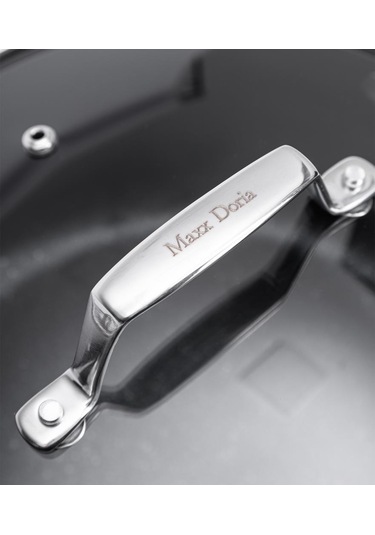 Maxx Doria Thor 28 Cm Kısa Tencere Pa3037 Siyah