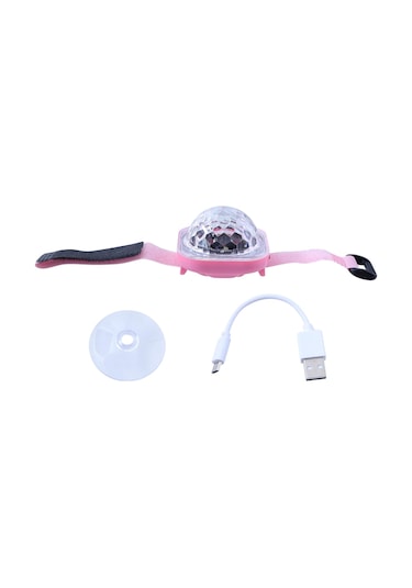 Homyl Yılbaşı Karaoke Pembesi Için Mini Dans Işığı Pembe