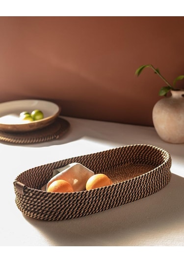 Madame Coco Alsace Büyük Sepet Naturel - Siyah