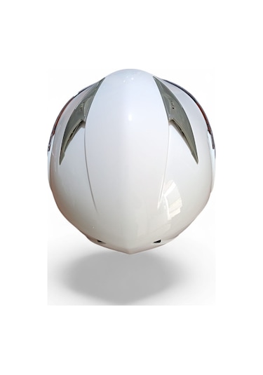 Ncr-158 Çene Açılır Gözlüklü E-ce Belgeli Motosiklet Kaskı Parlak Beyaz