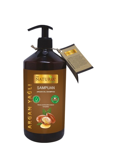 Naturix Tuzsuz Argan Şampuan 600 ML + Siyah Sarımsak Saç Kremi