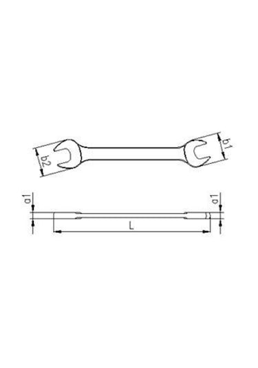 İzeltaş İki Ağız Anahtar Uzun Boy 10x11 Mm N11.26157