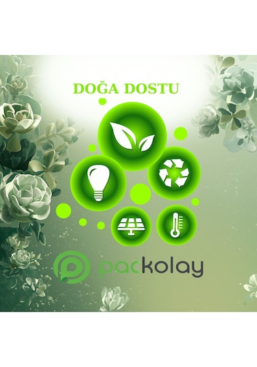 Flat Saplı Kraft Kağıt Çanta 32x21x32 Cm Doğal Kahverengi, Dayanıklı, Baskısız Çanta-10 Adet