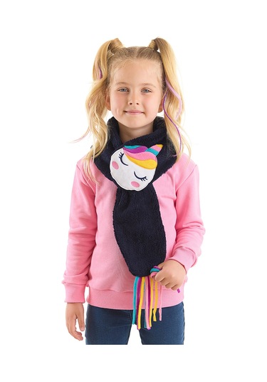 Denokids Unicorn Kız Çocuk Atkı Renkli
