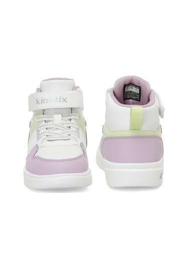Kinetix Lonve Hı P 5pr Beyaz Kız Çocuk High Sneaker Beyaz-lıla-a Yesıl