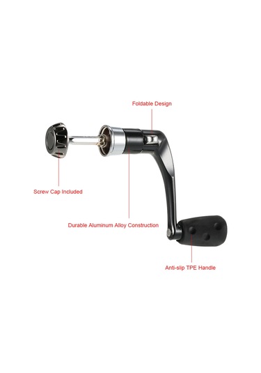 Kangvka Alaşımlı Katlanabilir Olta Makinesi Kolu - Hafif Ve Dayanıklı Sürüm, S Boyutu