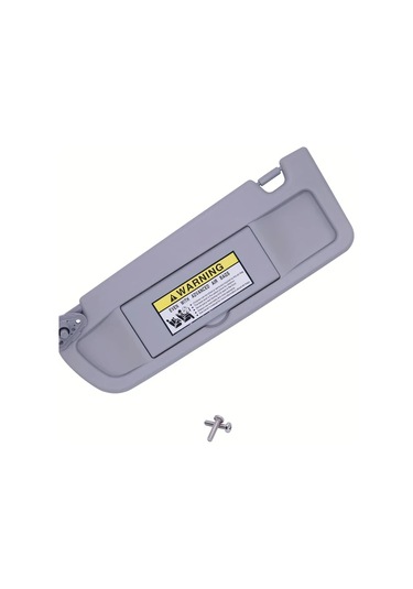 Dashanshop Kevik Uyumlu 2006-2011 Honda Civic Sağ Şoför Güneşlik Siyah Gri