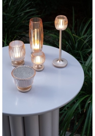 Stylistic Hari Waves Bistro Lamba Gold Renkli