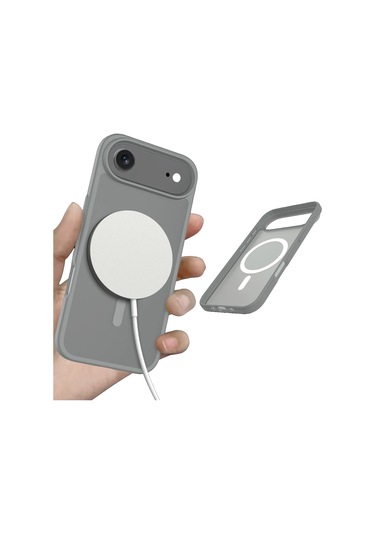 Joko İphone 17 Air Kılıf Jota Seri Magsafe Kapak Gri