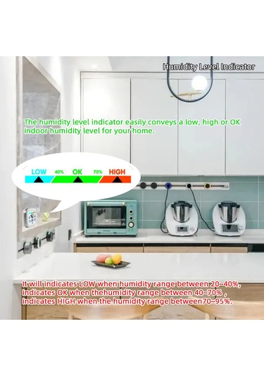 Dofolink Dijital Sicaklık Ve Nem Ölçer 0-50 C, 0.5 F Doğruluk - Aaa Pil Gerektirir Pil Dahil Değil - Fj737 Modeli