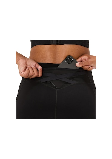 Asics Nagıno Run Adjustable Tıght Kadın Siyah Beyaz Tayt 2012d137-001 Siyah Beyaz