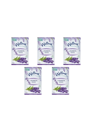 Wellnax Dolap ve Çekmece Kokusu Lavanta Kesesi 5 x 21 G