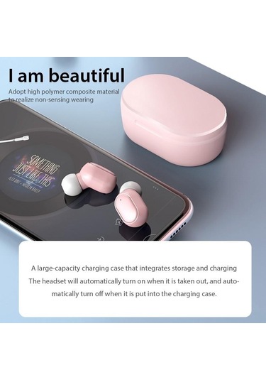 Queed Yeni Bluetooth 5.3 TWS Kablosuz Kulak İçi Kulaklık