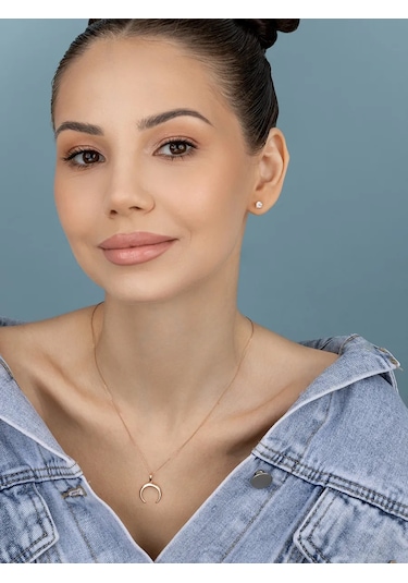 Veronika Lunaşka Kolye 925 Ayar Gümüş, Altın Kaplama 135534479