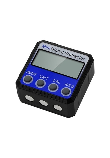 Pazly Mini Çok Açılı Dijital Ekran İnklinometre, Güçlü Manyetik, 52x52x28mm, 4x90 Derece Diğer