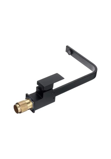 Boheme Mat Siyah Kare Mutfak Bataryası Fleko Siyah