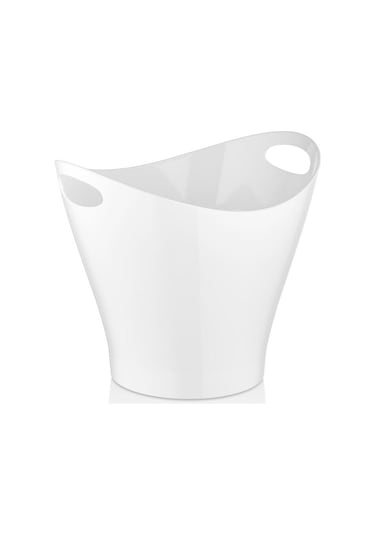 6 LİTRE KIRILMAZ POLİKARBON DEV BUZ KOVASI BEYAZ Beyaz