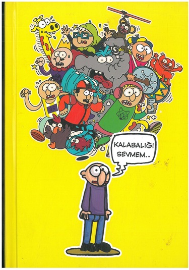 Paklon Tasarım Defter 80 Yap. Kareli Kalabalık A5 14x21 Çok Renkl
