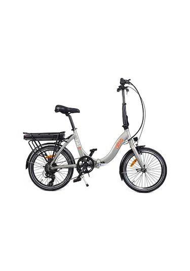 Alba Fold E Premium Katlanır Elektrikli Bisiklet Şampanya Lcd Gösterge 13ah Batarya Antrasit - Gri