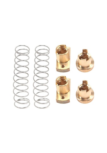 Ender 3s Ender 3 Pro İçin 2 Set T8 Anti-geri Tepme Yaylı Somun