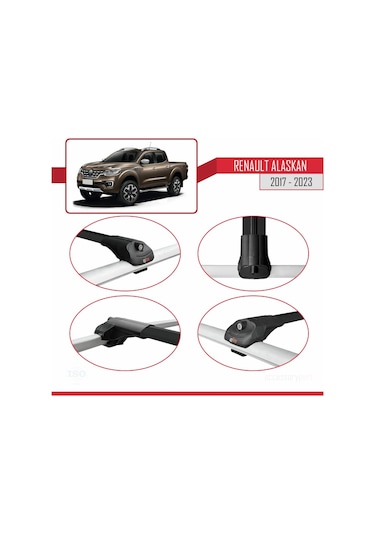 Renault Alaskan 2017-2023 Arası İle Uyumlu Ace-1 Ara Atkı Tavan B