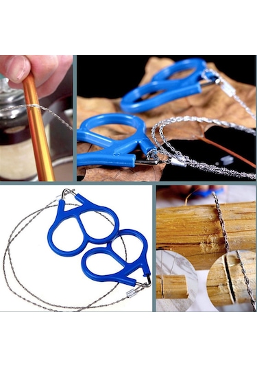 Hegi Paslanmaz Çelik Tel Testere, Kamp ve Cep Testeresi 63 CM