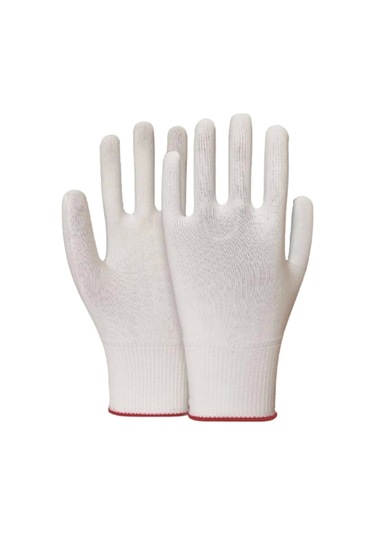 Polyester Kasiyer Eldivenleri 5li Paket Hafif Esnek Ve Konforlu Beybi Örgü Eldiveni Çift Koruyucu