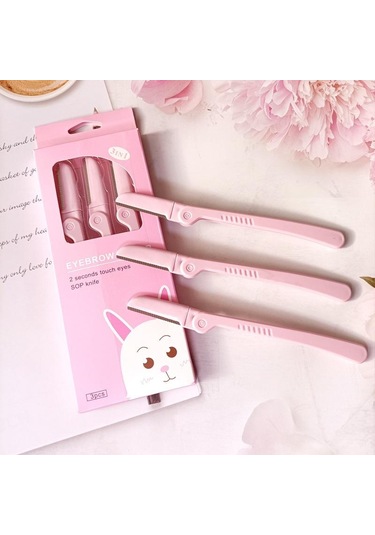 Kadın Yüz Bakımı Epilasyon Aracı Makyaj Tıraş Makinesi Bıçak Kaş Düzeltici Güvenli Tıraş Rezors