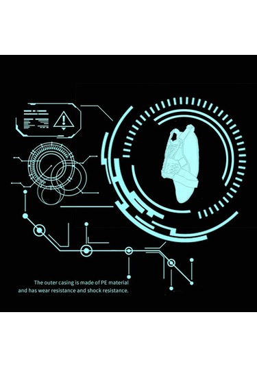 Hayalet Yarış Gh-hjy08 Motosiklet Zırh Yelek Göğüs Koruyucu Sürme Sert Kabuk Giysiler, Boyut: L Siyah