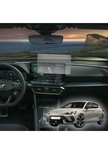 Cupra Leon Multimedya Paneli Uyumlu Nano Cam Ekran Koruyucu