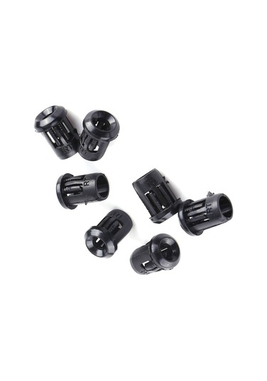 Xindoker 50 Adet Siyah Nilon Led Tutucu, 3mm Iç Çaplı, Taşlığa Kolay Montaj, Dayanıklı Malzeme