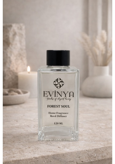 Forest Soul Bambu Çubuklu Oda Kokusu 120 Ml Doğal & Ferah Reed Diffuser Elma