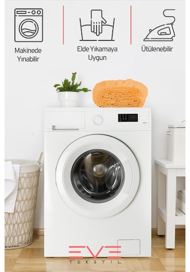 Eve Tekstil Fitted Yüksek Kaliteli Penye Kumaş Tek Kişilik Lastikli Çarşaf Turuncu